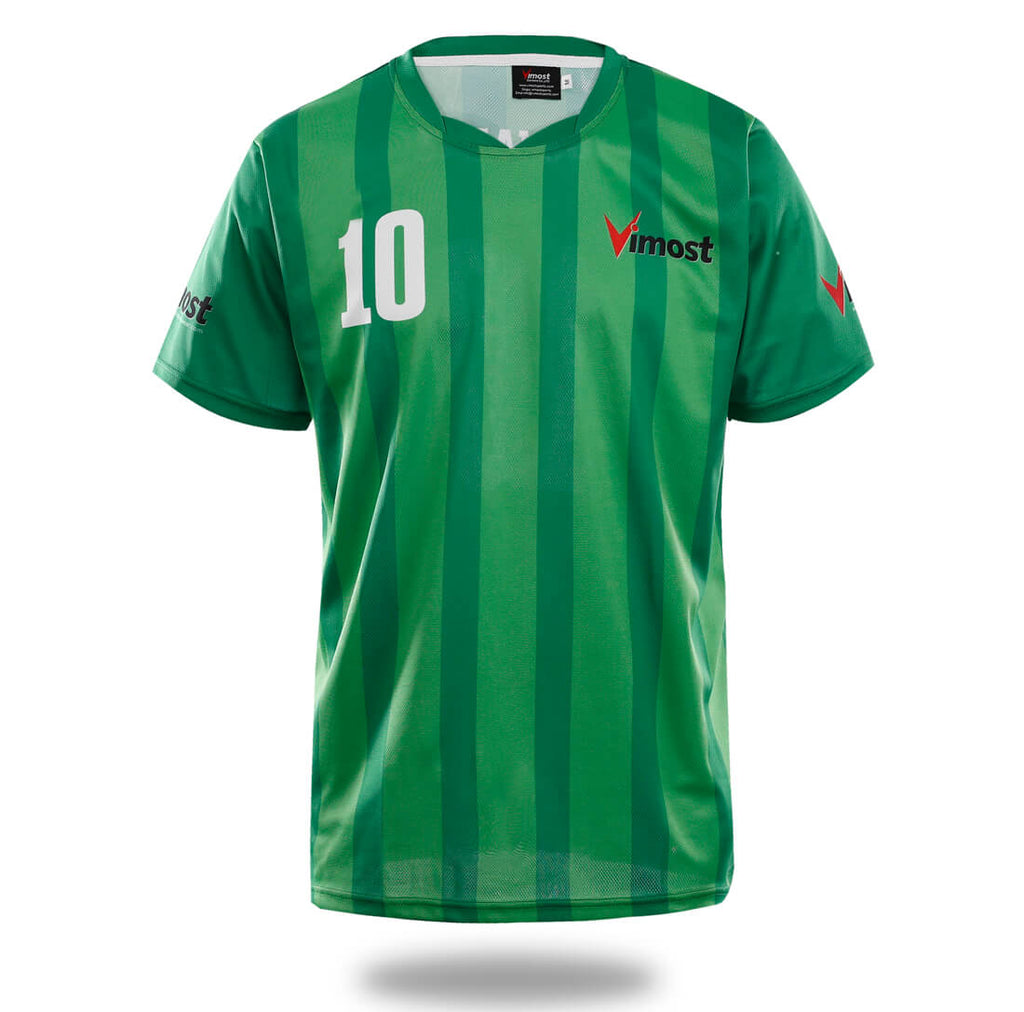 Sublimated Green Design Soccer Jersey-0