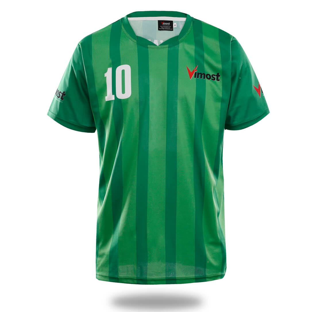 Sublimated Green Design Soccer Jersey-0