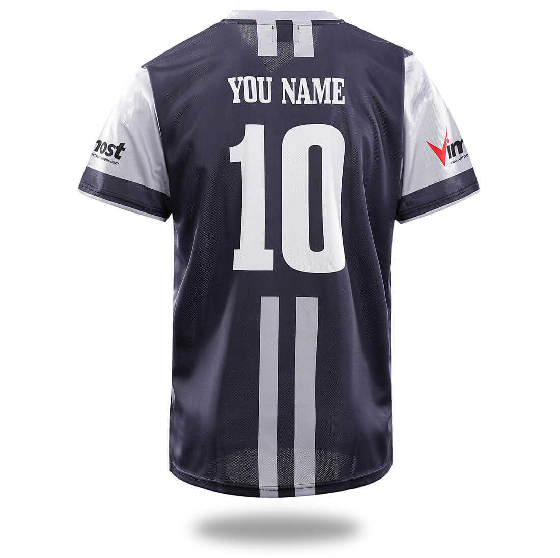 Sublimated Grey Design Soccer Jersey-1