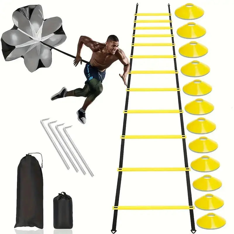 Professional Soccer Training Speed Parachute Set-0